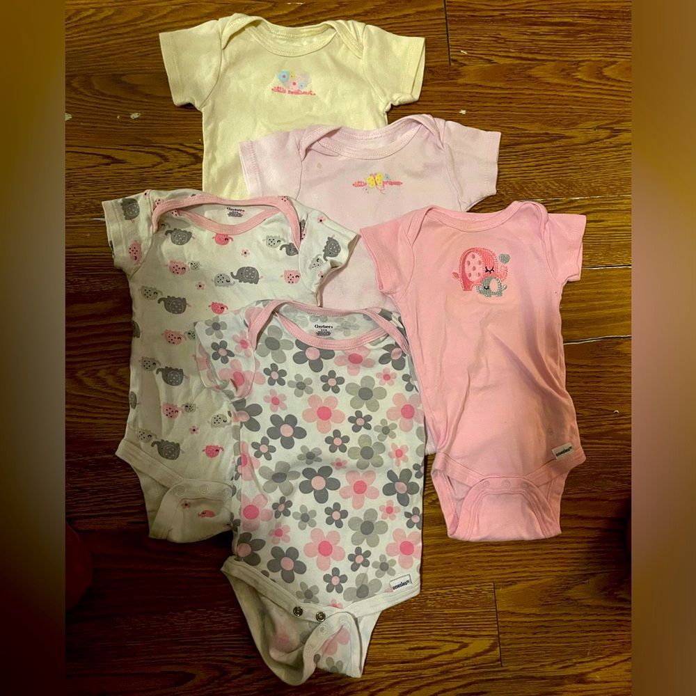 Baby Girls 5 pack onesies